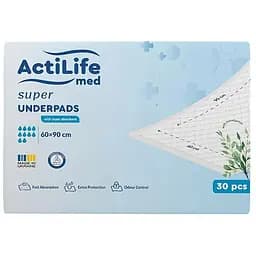 Пелюшки для малюків ActiLife Med Super 60 х 90, 30 шт (4820174981495)