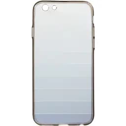 Чохол-накладка Toto TPU+PC+electroplate case iPhone 6/6s Black