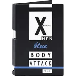 Парфуми чоловічі з феромонами Aurora X-Phero Body Attack Blue 1 мл