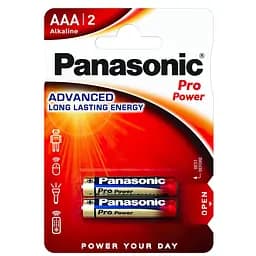 Батарейка Panasonic LR03XEG/2BP PRO POWER лужна AAA блістер 2 шт.