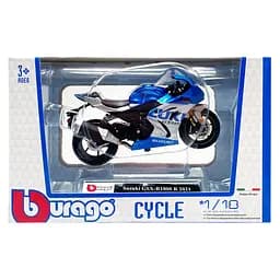 
Дитяча модель Мотоцикла Suzuki GSX-R1000 R 2021 Bburago 18-51030-13 масштаб 1:18