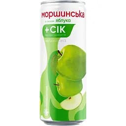 Напій негазований Моршинська зі смаком Яблука ал/б 0.33 л