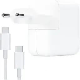 Мережевий зарядний пристрій Apple USB-C Type-C на Type-C 30W білий