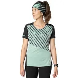 Футболка женская Dynafit Alpine 2 W S/S Tee L Черный-Зеленый