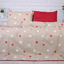 Наволочка MirSon Ranforce Elite 17-4750 Multicolored hearts 40х40 см (2200008933791) - мініатюра 2