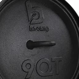 Казан з кришкою Bo-Camp Dutch Oven Cast Iron Black 31 см 7.1 л (DAS303291) - мініатюра 3