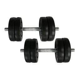 Гантели наборные композитные в пластиковой оболочке 2 шт по 6 кг Rock Pro-R NE-PL-R-006-2