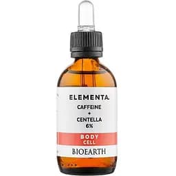 Сироватка для тіла проти целюліту Bioearth Elementa Caffeine Centella 6% 50 мл