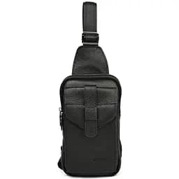 Мужской кожаный слинг на два отделения LIMARY 30х16.5х5 см sum0028238