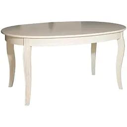 Стол обеденный Prestol Хлоя раскладной 153/191x102x75 см айвори