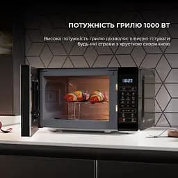 Мікрохвильовка з грилем Sharp YC-MG02E-B - мініатюра 4