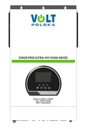 Сонячний інвертор Volt Polska ULTRA-HV 11000 48/230V (5200/11000W) + 100A MPPT (450V) (3SSHV50048) - мініатюра 2