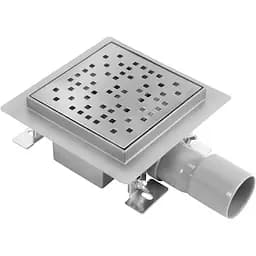 Трап для душу Rea Dots 15x15 nickiel brushed REA-G6203