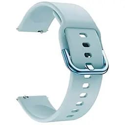 Силиконовый ремешок One Watchbands голубой для Samsung Galaxy Watch Active - размер L (WB0021ONEBLUEA)
