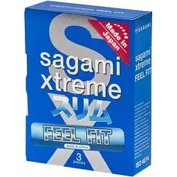 Презервативи латексні Sagami Xtreme Feel Fit 3 шт.