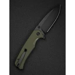 Ніж складаний Sencut Skarnax S24025-2 зелений G10, чорне лезо - мініатюра 9