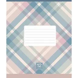 Зошит учнівський "Plaid pattern" 018-3345L-3 в лінію, 18 аркушів