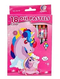 Пастель масляная Единороги, 18 цветов