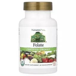  Вітамін B9 NaturesPlus Source of Life Garden Folate 400 мкг 60 веган капсул