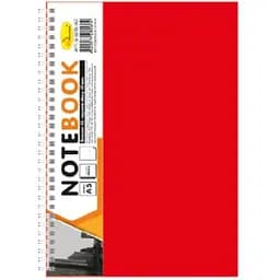 Блокнот Апельсин А5 Б-БП5-80 80 листов пружина сбоку красный        