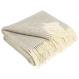 Плед Love You 100% вовна 140х200 см світло-бежевий (6064)