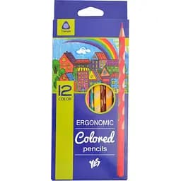 Карандаши цветные Yes Ergonomic, 12 цветов (290509)
