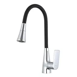 Змішувач для кухні Frap F4471 з гнучким виливом Хром