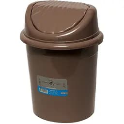 Корзина для мусора Stars Plast 1.7 л какао (94052/как)