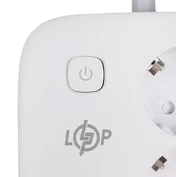 Сетевой фильтр-удлинитель LogicPower LPF-65W-G4, 3x220V-3520W, 2xUSB-60W, 2xType-C 65W QC/PD - мініатюра 5
