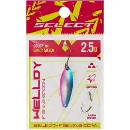 Блешня Select Welldy 2.5g 31mm #04 Fancy Silver - мініатюра 2