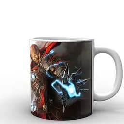 Кружка GeekLand Iron Man Железный Человек фан арт IM.02.045.824 330 мл белая