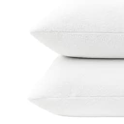 Набір наволочок Ecotton Aqua-stop махра 50х70 см 2 шт. білий (25626)