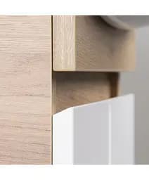 Тумба Мойдодир Oslo 60 Wood з умивальником Runa 60 дуб крафт/Білий - мініатюра 7