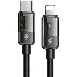 Кабель Mcdodo Auto Power Off Type-C to Lightning Transparent Data Cable 1.2 м CA-3160 Чорний