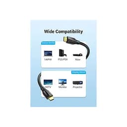Кабель мультимедійний HDMI M to HDMI M 2.0m V2.1 8K60Hz VENTION (AANBH) - мініатюра 8