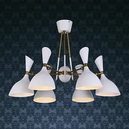 Люстра в стилі лофт Levistella 756LPR1024-6 WH