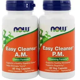 Детокс очищення організму Now Foods Easy Cleanse 2 баночки по 60 капсул