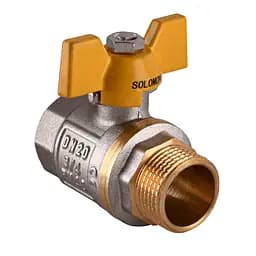 Кран кульовий прямий Solomon 3/4″ ЗВ ЖБ PN40 B1008