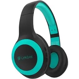 Беспроводные накладные наушники Celebrat A23 с быстрой зарядкой черно-голубые (MER-15729_657)