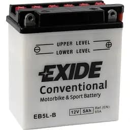 Акумулятор автомобільний EXIDE CONVENTIONAL 5Ah Ев (-/+) (65EN) (EB5L-B)