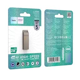 USB флеш накопичувач Hoco UD13 256GB USB 3.2 металевий сірий - мініатюра 6
