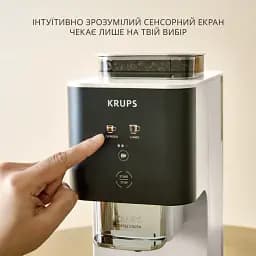Кавомашина Krups Coffee Crush 1.8 л чорно-бежева (SA4001E0) - мініатюра 3