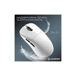 Мишка GamePro Asgard Odin 8K Wireless/USB White (GM035W) - мініатюра 7