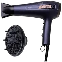 Фен для волосся Adler AD 2273 з висувним шнуром 2400 Вт дифузор концентратор 1 шт. фіолетовий (33705-IS)