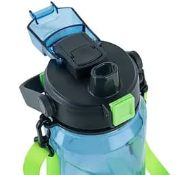 Пляшечка для води Kite 1.5 л синя з зеленим (K24-1202-1) - мініатюра 4