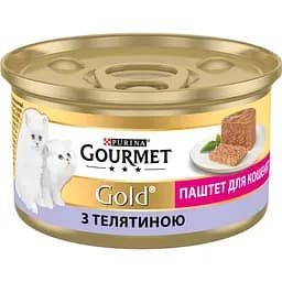 Паштет для котів Purina Gourmet Gold з телятиною для кошенят 85 г (7613036330596)