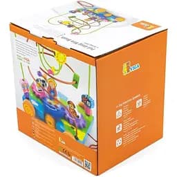 Дерев'яний лабіринт-каталка Viga Toys Шестерінки (50120) - мініатюра 3