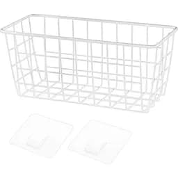 Полка настенная Stenson TD01332, 27.5x10x10 см белая (25540)