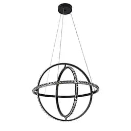 Люстра стельова LED Levistella 799L8703S-3 (600) BK, 70W, регульована температура кольору, чорний метал, сучасний стиль