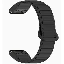 Ремінець DK CDK для Garmin D2 Bravo 26mm Silicone Shaped Magnetic Band 2 шт. (019625) (black) - мініатюра 2